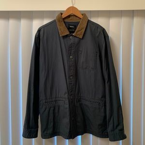 RVCA Men’s Jacket with Corduroy collar size XL
